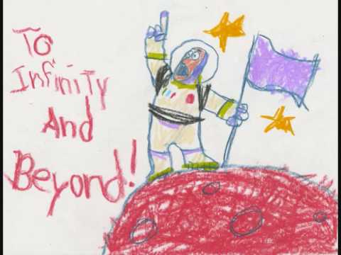 Andys Drawing Of Buzz Lightyear