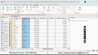 New Perspectives Access 365 | Module 3: End of Module Project 2 Deerfield Insurance Group Update