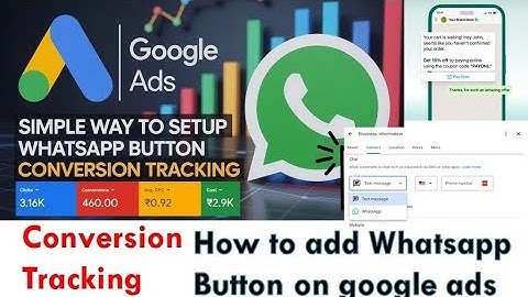 How to apply the whatsapp button on Google ads  | whatsapp button asset | step-by-step add on 