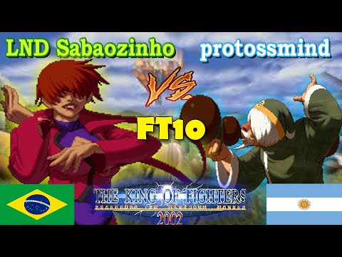 KOF 2002 - LND Sabaozinho vs protossmind FT10