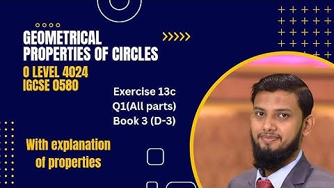 Q1(a,b,c,d,e,f) ex 13c book 3 Edition 7 geometical properties of circles 4024/0580