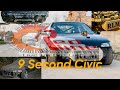 Abandoned civic transformation from pakistan awd k24turbo eg 9 second civicvsworld redlinepk