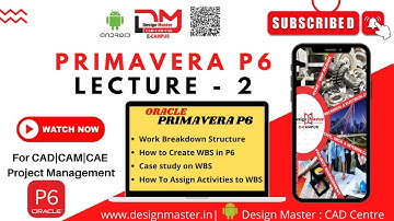 Project Planning Management Using Primavera P6 Lecture 2 | How to Create OBS, Primavera P6 Tutorial