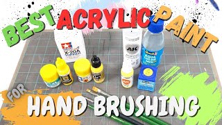 Best Acrylic Paint for Brushing