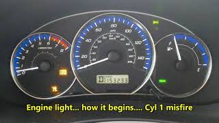 Subaru Forester 2010 misfire issues and spark plug replacement not going well