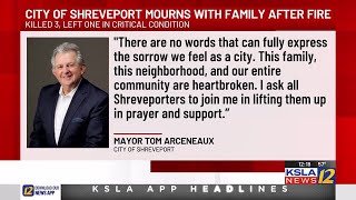 Community reacts to house fire that claimed three lives in Shreveport