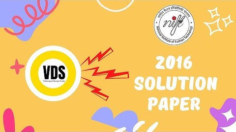 Nift 2016 CAT Solved Paper