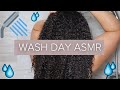 Curlsmas day 15 asmr natural hair wash day routine  no talking super satisfying