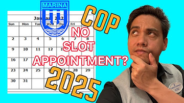 HOW TO MAKE AN APPOINTMENT IN MARINA | COP IN MARINA NO APPOINTMENT DATE?