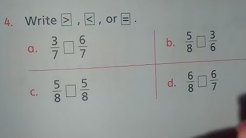 Put Greater than Less than and Equal to between fractions - greater than less than equal to