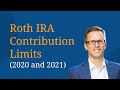 Roth IRA Contribution Limits for 2020 and 2021