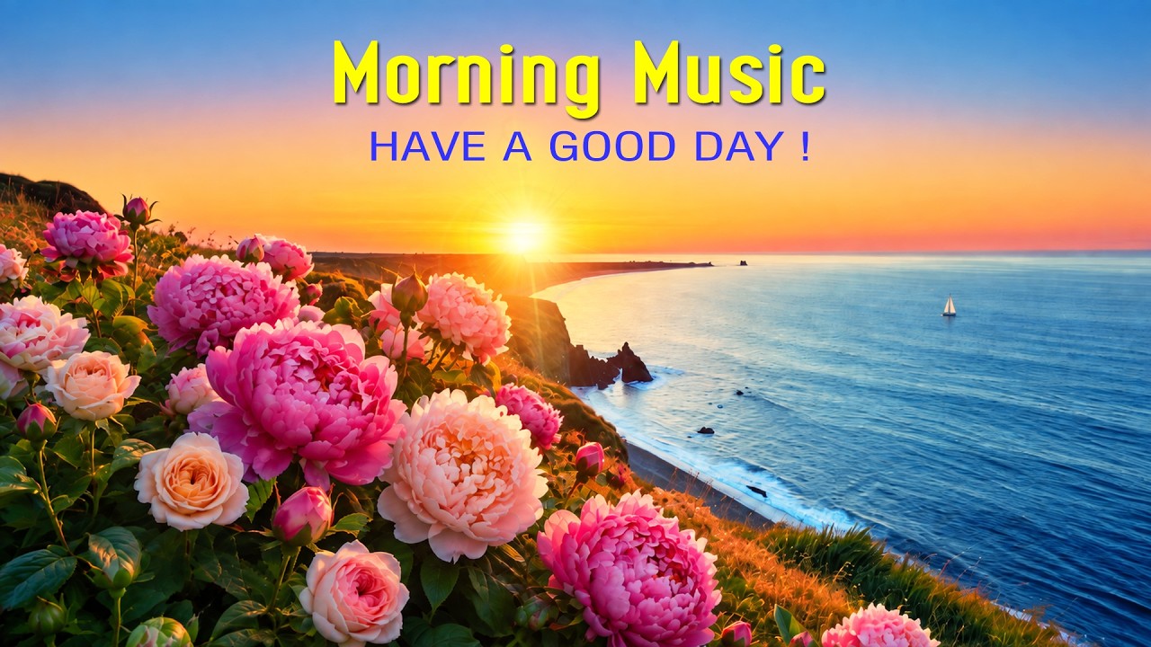 HAPPY MORNING MUSIC - Wake Up Smiling & Feeling Good - Morning Meditation Music For Stress Relief