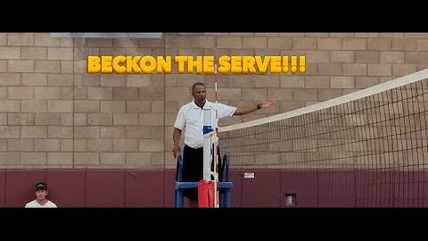 INSTRUCTIONAL VIDEO OF A VOLLEYBALL GAME, OFFICIAL MECHANICS, PLAYER VIOLATIONS...