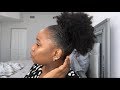 SLEEK PONYTAIL TUTORIAL: A TALK THROUGH ON HOW TO DO A PONYTAIL ON 4C HAIR