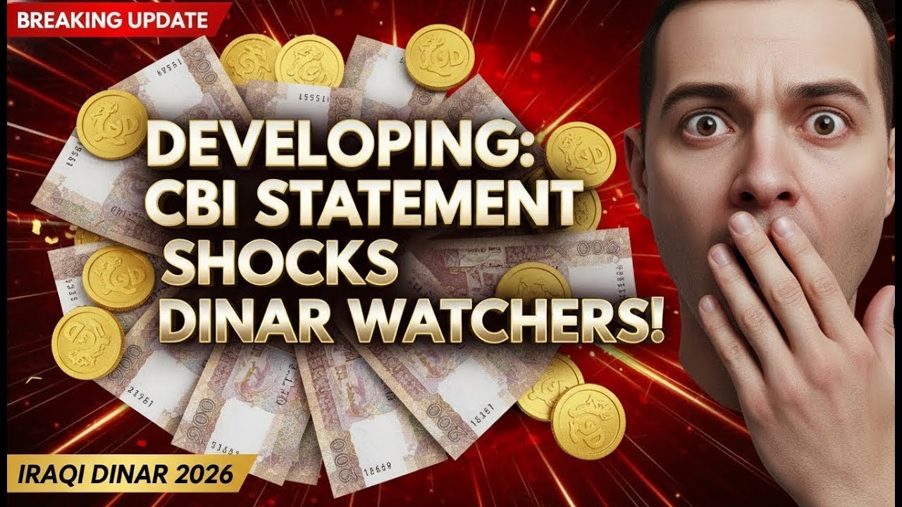 🚨 CBI BREAKING: New Iraqi Dinar Statement Changes EVERYTHING! (2026 RV News) 🇮🇶