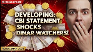 🚨 CBI BREAKING: New Iraqi Dinar Statement Changes EVERYTHING! (2026 RV News) 🇮🇶 Wealth
