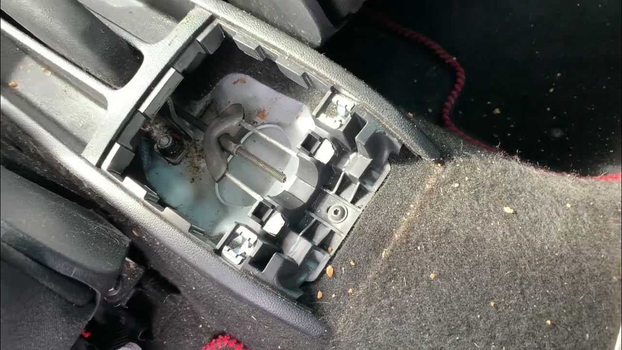 Vw polo handbrake adjuster location youtube