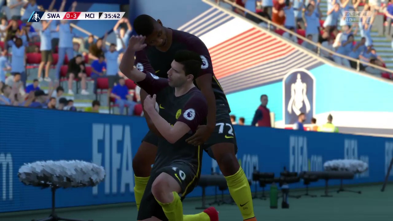 Manchester City career mode (manual controls). Fa Cup final vs Swansea camera iphone 8 plus apk