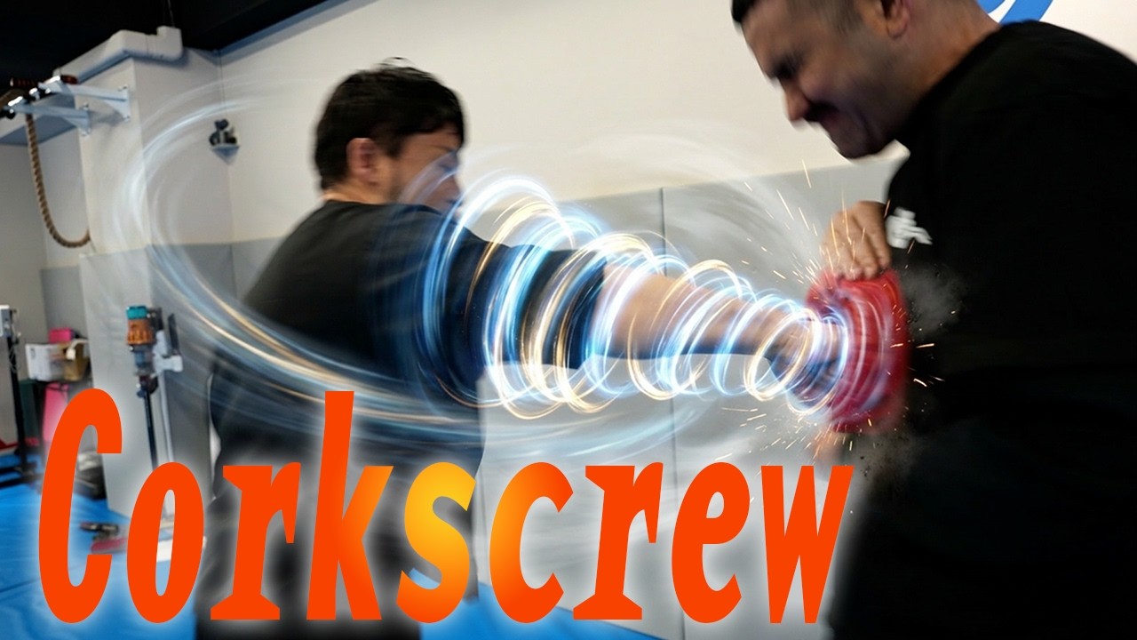 This is what happens when a martial artist uses the corkscrew
