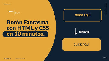 Botón Fantasma con HTML y CSS en 10 minutos con Adobe Dreamweaver
