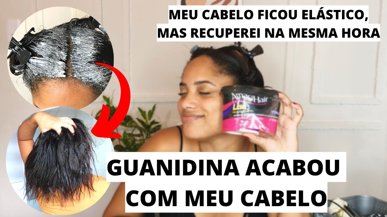 ROTINA CAPILAR E RELAXAMENTO DE GUANIDINA, MEU CABELO FICOU ELASTICO E FIZ 2 RECONSTRUÇÕES SEGUIDAS