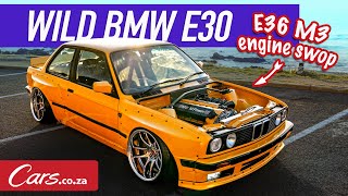 Wild E30 BMW! E36 M3 3.2L Engine Swop, Stunning widebody E30 fully built in SA screenshot 5