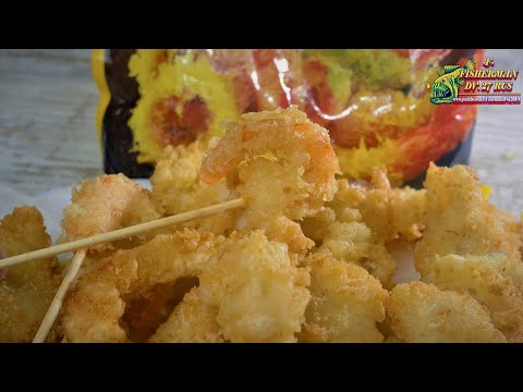 А вы знаете как делается темпура для хрустящих кальмаров и вкусных креветок в кляре? очень просто !
