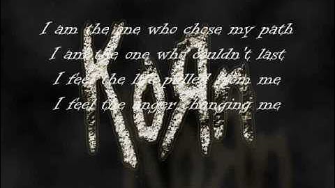 KoЯn-Did My Time (with lyrics)