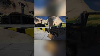 Crashing The Hauler into The Vengeance in Space Engineers #shorts