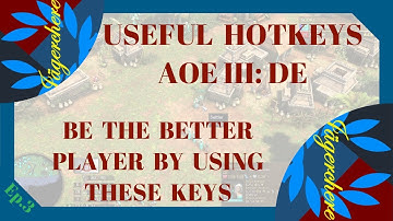 USEFUL HOTKEYS IN AGE OF EMPIRES III: DE | AOE III: DE TIPS & TRICKS (EP.3)