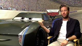 Cars 3 "Jackson Storm" Armie Hammer Interview