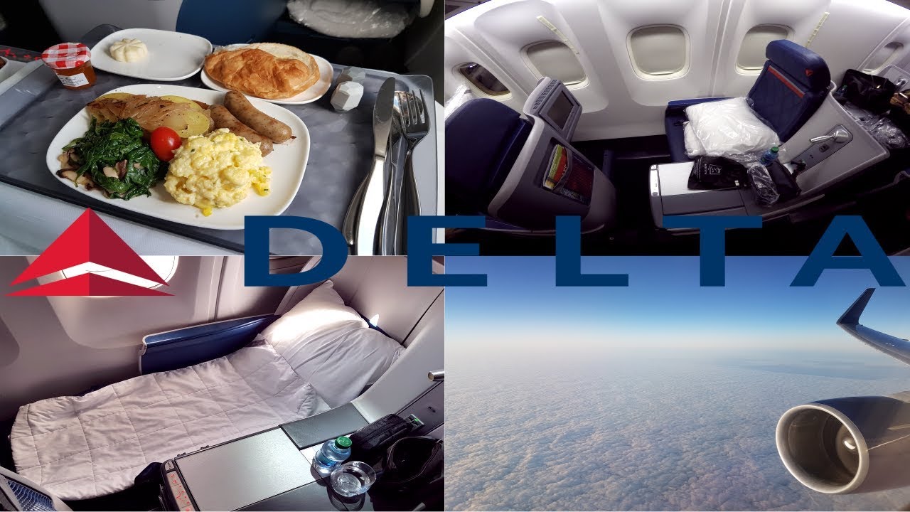 Delta Airlines BUSINESS CLASS Los Angeles to New York|W/ATC