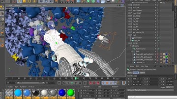 autoPack HIV Viz Challenge Customize Spike Proteins in Maya / 3ds Max with WalkCycle Robot Spike?