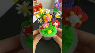 Diy Flower Pot Playdough Art