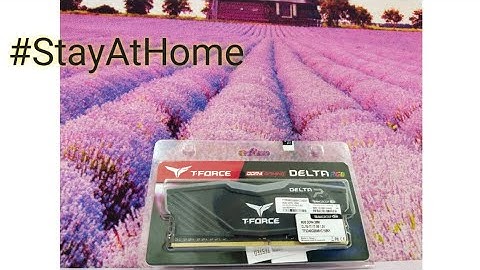 UNBOXING T-Force Delta RGB DDR4 2666MHz Gaming Memory Desktop RAM #PKP  #STAYATHOME