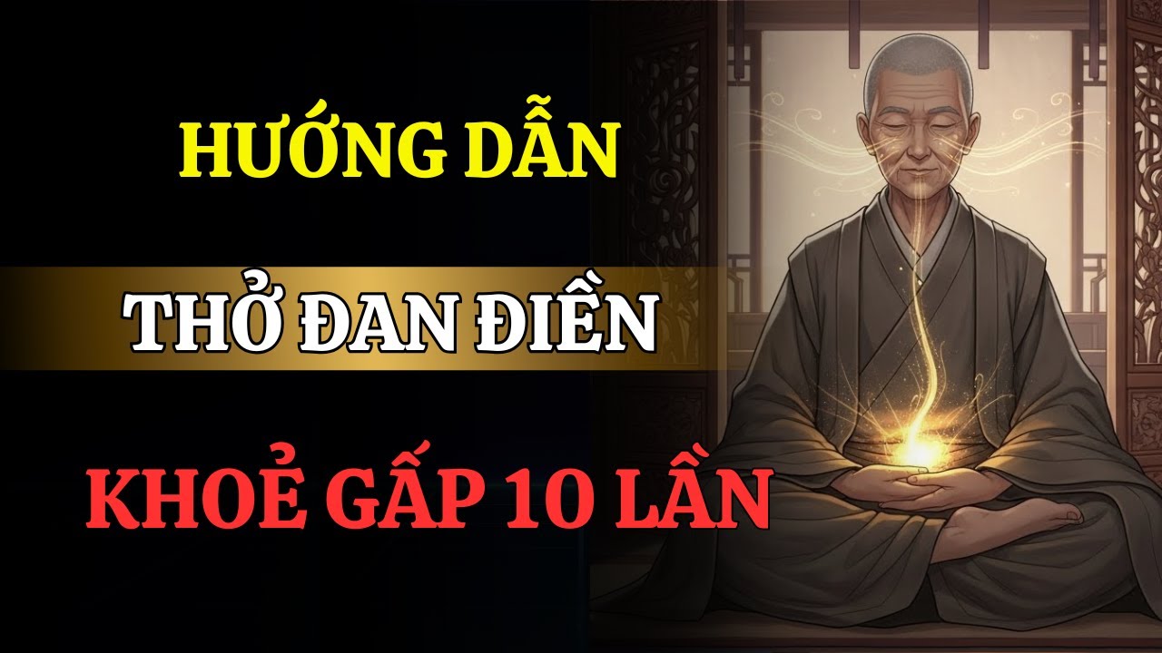 BÍ QUYẾT THỞ TỤ KHÍ ĐAN ĐIỀN GIÚP NGƯỜI MỆT MỎI , KHOẺ GẤP 10 LẦN