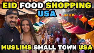EID FOOD SHOPPING IN AMERICA 2024 | RICH Indian Pakistani Arab African Muslims in USA
