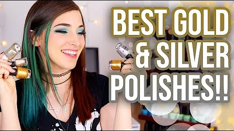 My Favorite Gold and Silver Metallic Nail Polishes...