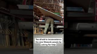No sheets of drywall were harmed in the making of this video. #construction #drywall #menards