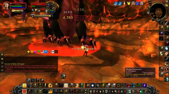 Onyxia's Lair Paladin Solo - World of Warcraft Mists of Pandaria