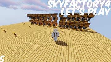 (Sky Factory 4 Episode 5) Making an Automated Tree Farm In Minecraft Sky Factory 4 Let