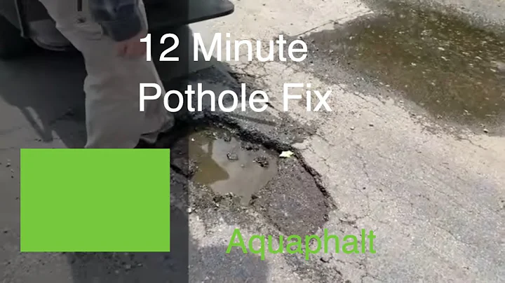 How to Fix a Pothole Fast | 12-Minute DIY Asphalt Driveway Repair (Aquaphalt Tutorial)