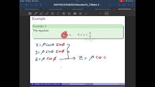 Triple Integral using Sphereical Coordinates Part 1 out of 2