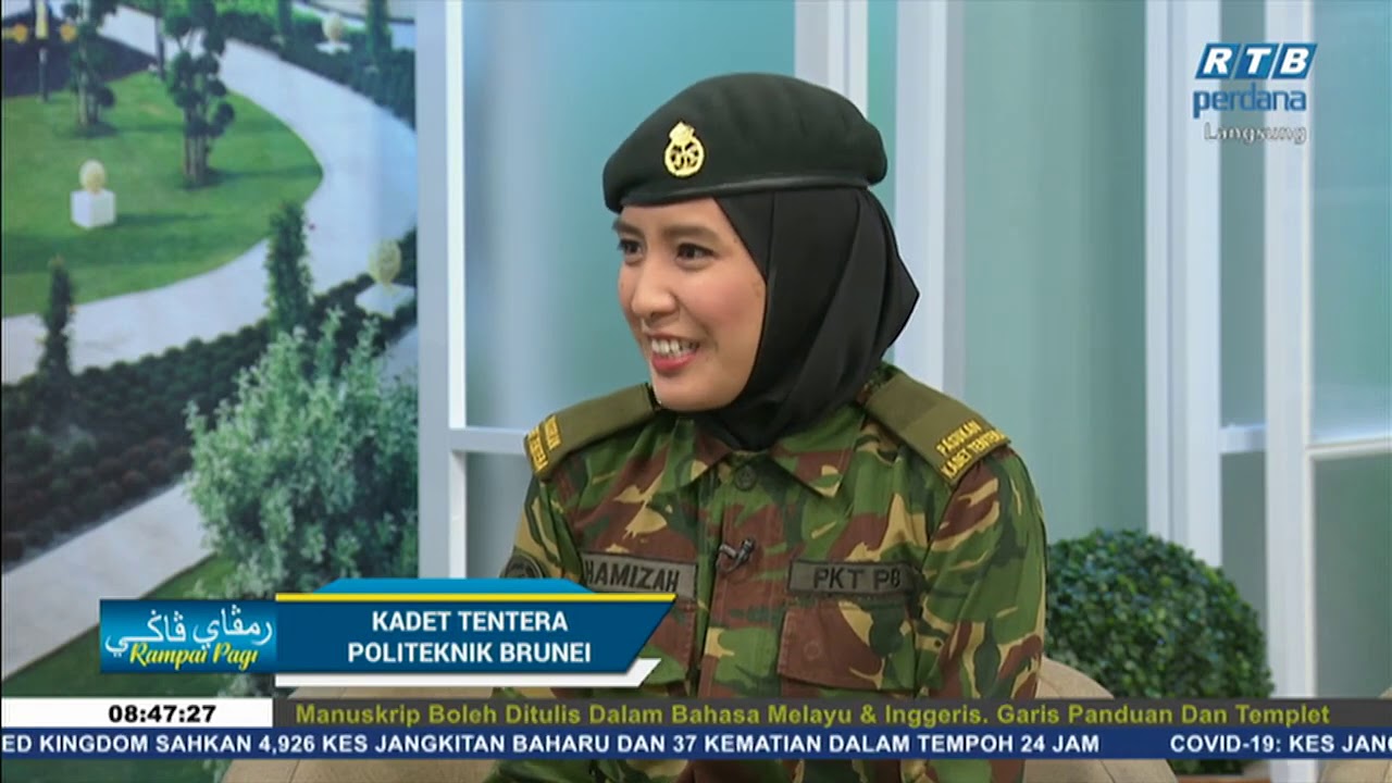 Rampai Pagi 24 September 2020 Wawancara Kadet Tentera Politeknik Brunei Max Houzez Rampai Pagi 24 September 2020 Wawancara Kadet Tentera Politeknik Brunei Max Houzez