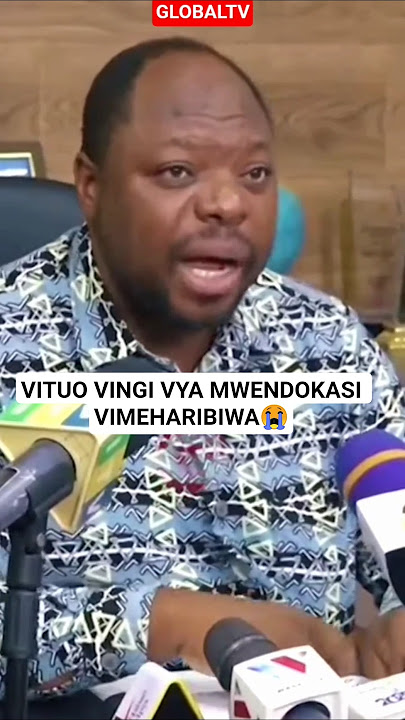 VITUO VINGI VYA MWENDOKASI VIMEHARIBIWA - RC CHALAMILA 😭 #breaking #globaltv #chalamila #mwendokasi