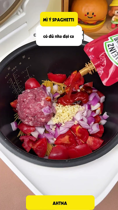 CÙNG NHAU LÀM MÌ Ý SPAGHETTI #food