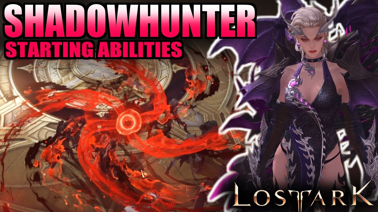 𝗦𝗛𝗔𝗗𝗢𝗪𝗛𝗨𝗡𝗧𝗘𝗥 starting abilities - 𝗠𝗘𝗟𝗘𝗘 𝗗𝗣𝗦 class - Lost Ark Beta - New Korean MMO