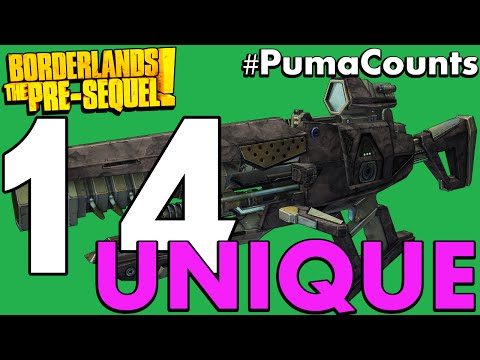 Top 14 Best Unique Guns and Weapons in Borderlands: The Pre-Sequel! #PumaCounts