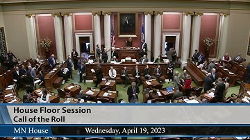 House Floor Session 4/19/23 - Part 1