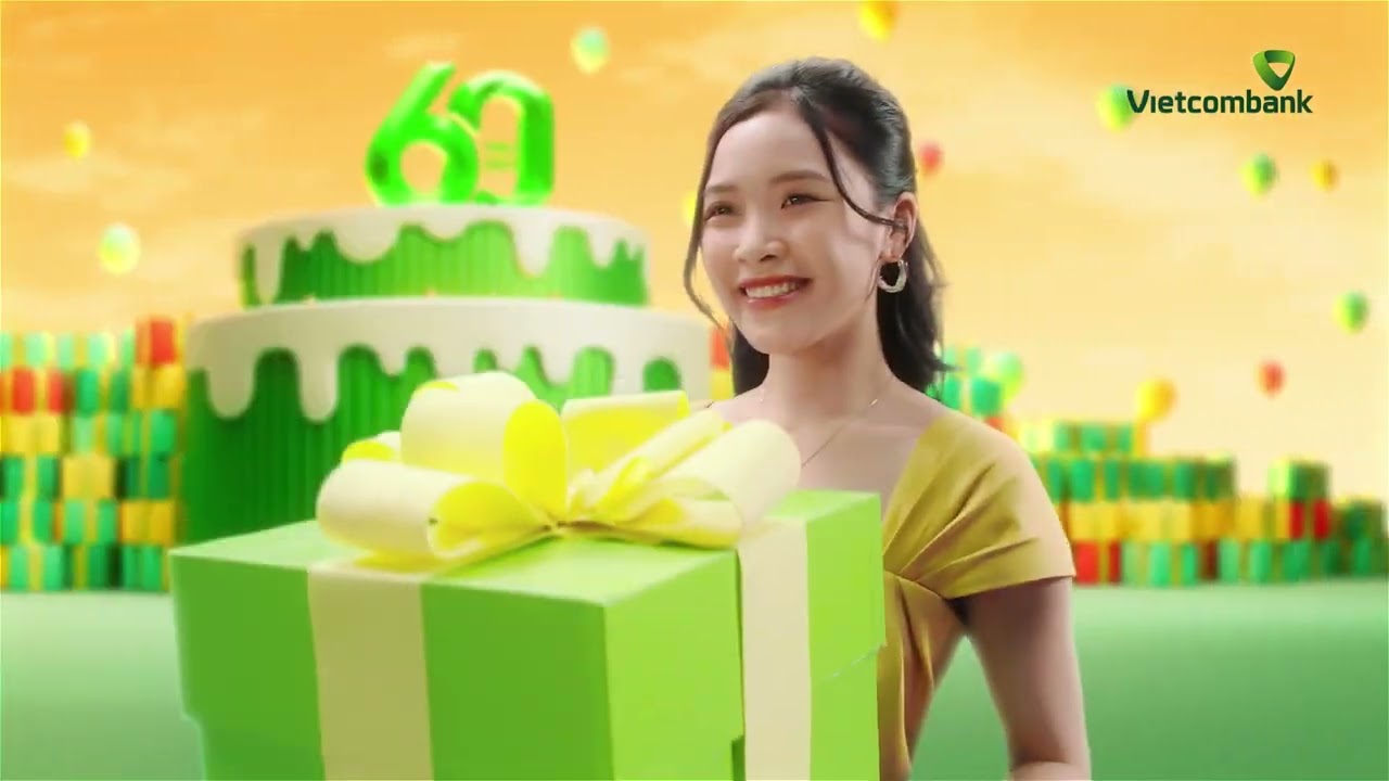 Tuần lễ sinh nhật Vietcombank  Giao dịch là có quà